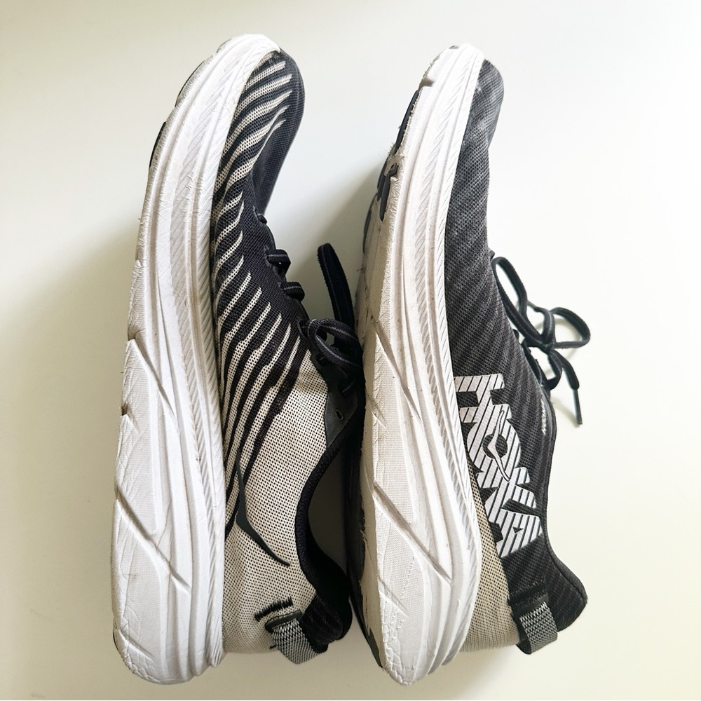 Hoka One One Rincon 1102874 Black White Men's 10.5 - Picture 8 of 13